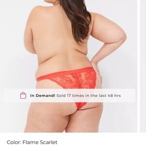 Cacique Intimates | Lane Bryant A/O Lace Brazilian Panties
